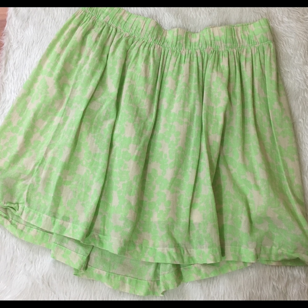 Old Navy Fit and Flare Green and Cream